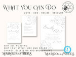 TEMPLETT wedding invitation download Fine art wedding invitation template, Instant download minimalist Wedding Invites, Simple Wedding Invitation Printable Template Invitations8