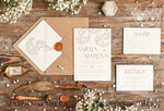 TEMPLETT wedding invitation download Rustic gypsophila wedding Invitations suiteTemplate, Instant Download Printable Invites Home Printing, Boho Baby Breath Wedding Cards Set 10