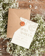 TEMPLETT wedding invitation download Rustic gypsophila wedding Invitations suiteTemplate, Instant Download Printable Invites Home Printing, Boho Baby Breath Wedding Cards Set 10