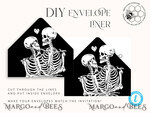 TEMPLETT  
 Hochzeits Einladung Download Schwarze Hochzeits Einladungsvorlage, Sofortiger Download Tarot Hochzeits Einladungen, Goth Hochzeits Einladung druckbare Vorlage, Skelett Einladungen10