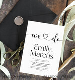 TEMPLETT wedding invitation download Fine art wedding invitation template, Instant download Boho Wedding Invites, Simple Wedding Invitation Printable Template, Elegant Invites7