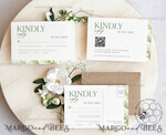 TEMPLETT wedding invitation download Green wedding Invitations Set Template, Instant Download Printable Invites Home Printing, Botanical Wedding Invitation Cards9