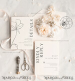TEMPLETT wedding invitation download Fine art wedding invitation template, Instant download Boho Wedding Invites, Simple Wedding Invitation Printable Template, Elegant Invites8