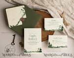 TEMPLETT wedding invitation download Forest Simple wedding invitation template, Instant download Mountain Simple Wedding Invites, Greenery Wedding Invitation Printable Template, Forest invites7