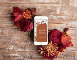 TEMPLETT wedding invitation download Burnt Orange Arch wedding Invitation Set Template, Instant Download Printable Invites Home Printing, Simple Boho Wedding Invitation Card Set, rust inviation template , copper fall invites instant download template online evite set10