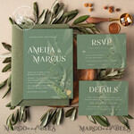 TEMPLETT wedding invitation download Sage Green wedding invitation template, Instant download Greenery Wedding Invites, Eucalyptus Garden Wedding Invitation Printable tuscany wedding , italy wedding , greece, destination wedding8