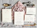 TEMPLETT wedding invitation download Elegant Blush wedding Invitation Template, Instant Download Printable Invites Home Printing, Pink Boho Wedding Invitation Card Set Template10