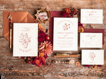 TEMPLETT wedding invitation download Boho fall wedding Invitations Set Template, Instant Download Printable Invites Home Printing, Terracotta Autumn Fine Art Invitation Card Set10