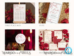 TEMPLETT  
 Hochzeitsset Bordeaux Herbst Boho Rustikale Hochzeitseinladung Vorlage Download Set, Hochzeitsbündel Vorlagen, DIY Heimdruck Hochzeitsset9