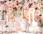 TEMPLETT  
 Hochzeitsdrucksachen Floral Weinlabel Hochzeitsvorlage, editierbare Weinlabel Hochzeiten, Sofort-Download Moderne Weinlabel Hochzeitsgarten Druckbar, WRom14