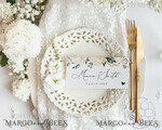 TEMPLETT wedding stationery Sage Green escort card template, Instant download Greenery escort card , Modern Garden escort cards Set Printable8