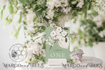 TEMPLETT wedding stationery Sage Green table number template, table numbers editable, Instant download Modern table numbers, Garden table number  Printable, WSpr34