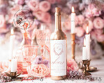TEMPLETT wedding stationery Elegant wine label wedding template, wine label weddings editable, Instant download Modern wine label wedding Garden  Printable, WRoses85