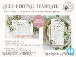 TEMPLETT wedding stationery Modern wine label wedding template, wine label weddings editable, Instant download Sage Green wine label wedding Garden Printable, WGreen44