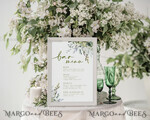 TEMPLETT wedding stationery Modern drink bar menu template, Drinks Signs editable, Instant download Sage Green Table Signs Garden Drink Bar Menu Sign  Printable, WGreen45