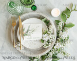 TEMPLETT wedding stationery Sage Green escort card template, TENTED Place Cards editable, Instant download Modern place cards, Garden escort cards Printable, WSpr16