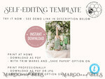 TEMPLETT wedding stationery Sage Green wine label wedding template, wine label weddings editable, Instant download Modern wine label wedding Garden Printable, WSpr34