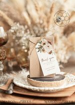 TEMPLETT wedding stationery Boho Favor Tag Template, Rustic Favor Tag Template, Editable Thank You Tag, Printable Wedding Gift Tags, Party Tags, Wboho105