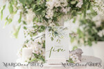 TEMPLETT wedding stationery Sage Green table number template, table numbers editable, Instant download Modern table numbers, Garden table number  Printable, WGreen44