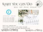 TEMPLETT wedding signs Boho Roses wedding welcome sign template, Wedding Seating Chart Template, Printable Seating Chart Wedding, Chart Sign Poster, WRoses556