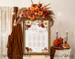 TEMPLETT wedding signs Fall Maroon Wedding Seating Chart Template, Printable Seating Chart Wedding, Chart Sign, intable, Editable, Poster, Templett INSTANT Download, Chart Board, Table Seating Chart, Seating Plan, Welcome Sign7