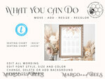 TEMPLETT wedding signs Boho Pampass wedding welcome sign template, Wedding Seating Chart Template, Printable Seating Chart Wedding, Chart Sign Poster, WPam54