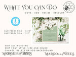 TEMPLETT wedding signs Green Guestbook Wedding Sign template, Instant download Boho Wedding Guest book Sign, Guestbook  Printable, Minimalist  Sign, WSpr34