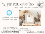 TEMPLETT wedding signs Boho Oh Snap Wedding Hashtag Sign template, Instant download Rustic Wedding Instagram Sign, Hashtag Printable, Minimalist  Sign, WBoho106