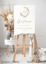 TEMPLETT wedding signs Boho wedding welcome sign template, Instant download Rustic Wedding Sign, Garden Sign Set Printable, Minimalist Large Sign5