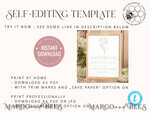 TEMPLETT wedding signs Rustic Guestbook Wedding Sign template, Instant download Boho Wedding Guest book Sign, Guestbook  Printable, Minimalist  Sign, WGyp24