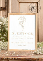 TEMPLETT wedding signs Rustic Guestbook Wedding Sign template, Instant download Boho Wedding Guest book Sign, Guestbook  Printable, Minimalist  Sign, WGyp24