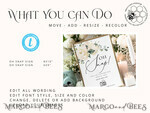 TEMPLETT wedding signs Green Oh Snap Wedding Hashtag Sign template, Instant download Greenery Wedding Instagram Sign, Hashtag Printable, Minimalist Sign, WRoses555