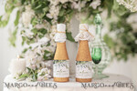 TEMPLETT bridal shower Sage Green bridal shower Champagne Bottle Labels template, Instant download Greenery bridal shower Favors Tags, Modern Garden bridal shower Champagne Bottle Labels Set Printable4