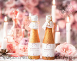 TEMPLETT  
 Brautparty Minimalistische Brautdusche Champagnerflaschenetiketten Vorlage, Sofortiger Download Elegante Brautdusche Geschenkanhänger, Garten Geschenke Tag Diy WMin14