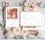 TEMPLETT save the date Fine Art save the date Postcard template, Instant download save our date card, Elegant save the date cards Set Printable Wreth16