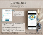 TEMPLETT baby shower Dusty Blue Teddy Bear Baby Boy Shower Invitation Template Set We Can Bearly Wait Diaper Raffle Books, Instant Download Printable Invites Home Printing11