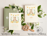 TEMPLETT baby shower Rustic Baby Shower InvitationTemplate, Instant Download Printable Invites Home Printing, Simple Boho baby Boy and girl shower  Card Set8