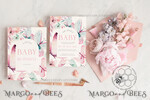 TEMPLETT baby shower Baby Shower Invitation Template download Floral butterfly Baby Girl Invitations Set Printable Invites Home Printing Simple Floral Boho Cards8