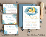TEMPLETT baby shower Editable Twinkle Little Star Baby Boy Shower Invitation Template, Moon Stars Blue Invite Instant Download Wait Diaper Raffle Books Invites11