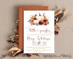 TEMPLETT baby shower Editable Fall Baby Shower Invitation Template Sweet little pumpkin Diapper Raffle Books Instant Download Invite Gender Neutral halloween10