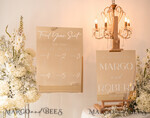 TABLE PLANS AND WEDDING WELCOME SIGNS plexi gold / velvet Luxury golden mirror Wedding Welcome Sign, Golden Wedding Decor, Personalised Wedding Sign, Wedding Gift, Welcome Wedding Board BpPXSet20