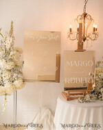 TABLE PLANS AND WEDDING WELCOME SIGNS plexi gold / velvet Luxury golden mirror Wedding Welcome Sign, Golden Wedding Decor, Personalised Wedding Sign, Wedding Gift, Welcome Wedding Board BpPXSet20