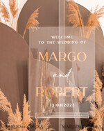 TABLE PLANS AND WEDDING WELCOME SIGNS plexi gold / velvet Luxury Clear and Gold Wedding Welcome Sign, Golden Wedding Decor, Personalised Wedding Sign, Wedding Board, Welcome Wedding Board 10