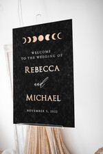 TABLE PLANS AND WEDDING WELCOME SIGNS plexi gold / velvet Luxury Velvet black Wedding Welcome Sign, Golden Wedding Decor, Personalised Wedding Sign, Wedding Gift, Welcome Wedding Board 14