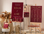 TABLE PLANS AND WEDDING WELCOME SIGNS plexi gold / velvet Burgundy Wedding Welcome Sign, Luxury Velvet Maroon Wedding Welcome Sign, Golden Wedding Decor, Personalised Boho Wedding Sign, Wedding Reception Set, Indian Welcome Wedding Board21
