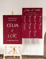 TABLE PLANS AND WEDDING WELCOME SIGNS plexi gold / velvet Burgundy Wedding Welcome Sign, Luxury Velvet Maroon Wedding Welcome Sign, Golden Wedding Decor, Personalised Boho Wedding Sign, Wedding Reception Set, Indian Welcome Wedding Board21