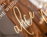 TABLE PLANS AND WEDDING WELCOME SIGNS plexi gold / velvet Luxury Clear and Gold Wedding Welcome Sign, Golden Wedding Decor, Personalised Wedding Sign, Wedding Board, Welcome Wedding Board 7