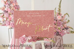 TABLE PLANS AND WEDDING WELCOME SIGNS plexi gold / velvet Luxury Velvet blush pink Wedding Welcome Sign, Golden Wedding Decor, Personalised Wedding Sign, Wedding Gift, Welcome Wedding Board BpPXSet15