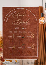 TABLE PLANS AND WEDDING WELCOME SIGNS plexi gold / velvet Fall Wedding Table Plan, terracotta velvet and Gold Modern Seating Chart, 3d Elegant Find Your Seat - Seating Plan , Luxury Wedding Table Plan, Wedding Decoration with golden letters - Golden Reception Signage - Custom Ceremony Sign22