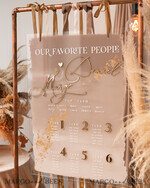 TABLE PLANS AND WEDDING WELCOME SIGNS plexi gold / velvet Elegant Clear wedding Set acrylic Find your seat , Personalized Wedding Ombre Beige Table Plan, acrylic clear Tan transparent and Gold Modern clear transparent Seating Chart, 3d Elegant Find Your Seat - Seating Plan , Golden Luxury Wedding Table Plan, Wedding Decoration with golden letters - Golden Reception Signage - Custom Tan Ceremony Sign31